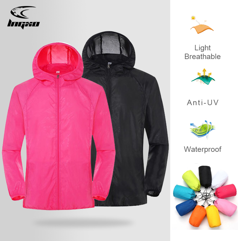 Outdoor Adventure Clothing - Männer Frauen Wandern Jacke Wasserdicht Schnell