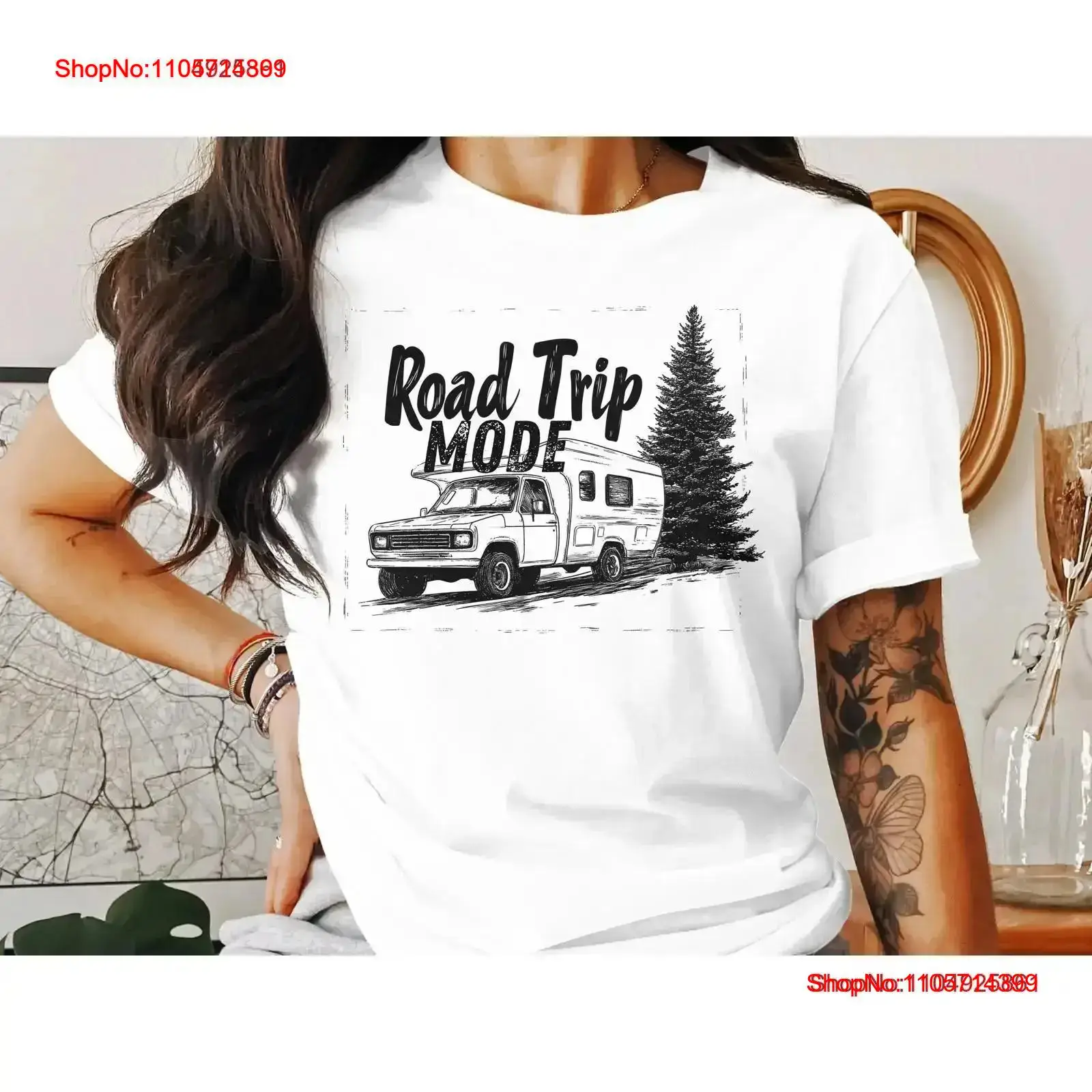 Outdoor Adventure Rv - Road Trip Mode T-Shirt Camping Wohnmobil-Leben