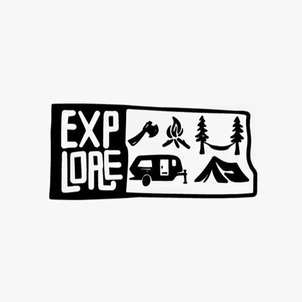 Outdoor Adventure Rv - Adventure Ready Vinyl-Autoaufkleber, wasserfeste Aufkleber für