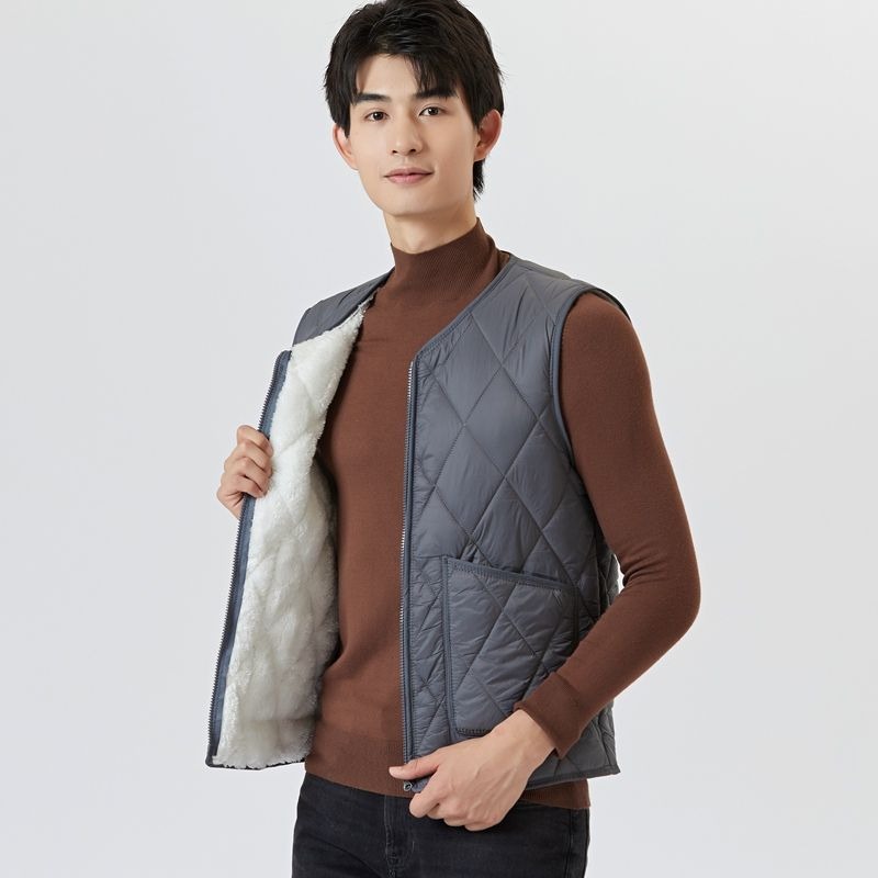 Outdoor Adventure Quilt - Neues Design Herren-Weste aus gesteppter Baumwolle,