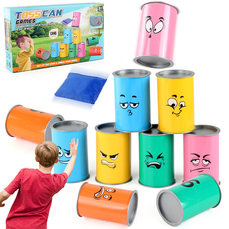 Outdoor Adventure Game - Kinder kann Knockdown-Spielset drinnen und draußen