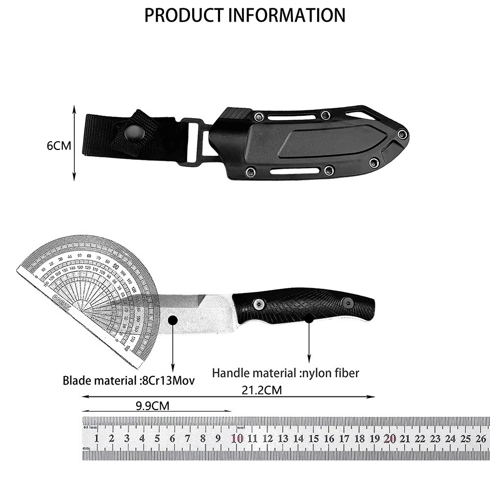1083 Tragbares Outdoor-Messer  – Survival Knife Full Tang Bewertung und Preis