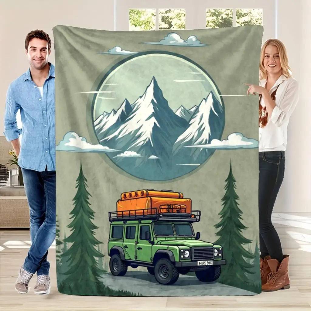 Ästhetische Reisedecke 150x230 – Outdoor Adventure Jeep Bewertung und Preis