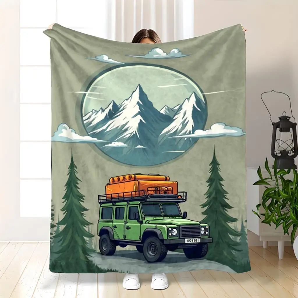 Ästhetische Reisedecke 150x230 – Outdoor Adventure Jeep Bewertung und Preis