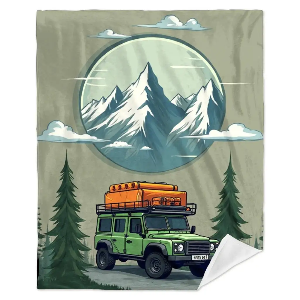 Ästhetische Reisedecke 150x230 – Outdoor Adventure Jeep Bewertung und Preis