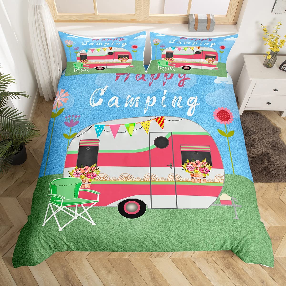 Happy Camping Bett bezug Campe – Outdoor Adventure Quilt Bewertung und Preis