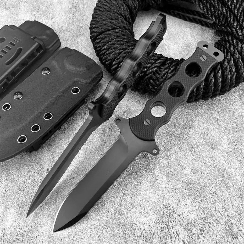 Tragbares Outdoor-Geradeausmes – Survival Knife Full Tang Bewertung und Preis