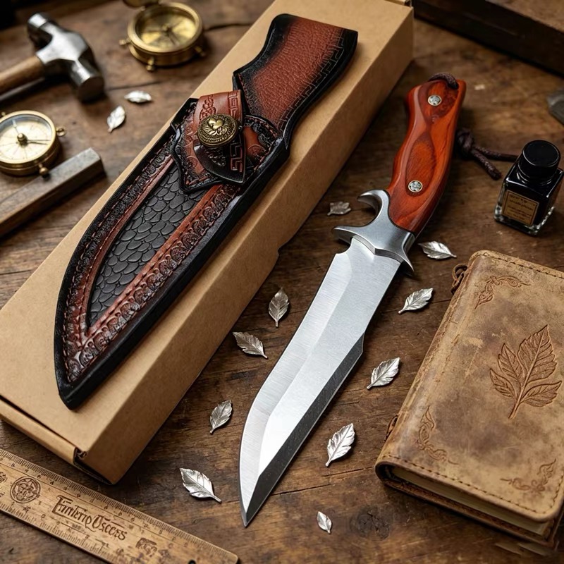 M390 Stahl Outdoor-Geradmesser – Survival Knife Full Tang Bewertung und Preis