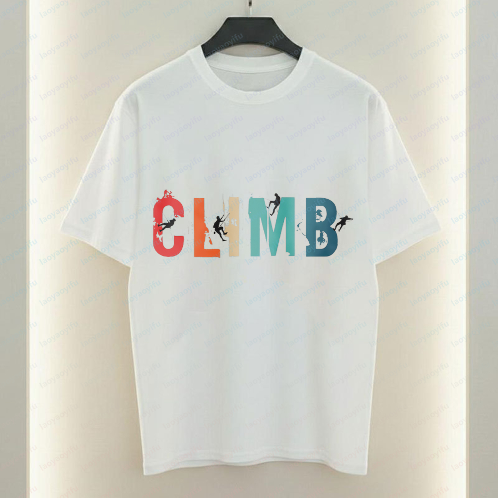 Climb Grafik-Baumwoll-T-Shirts – Outdoor Adventure Clothing Bewertung und Preis