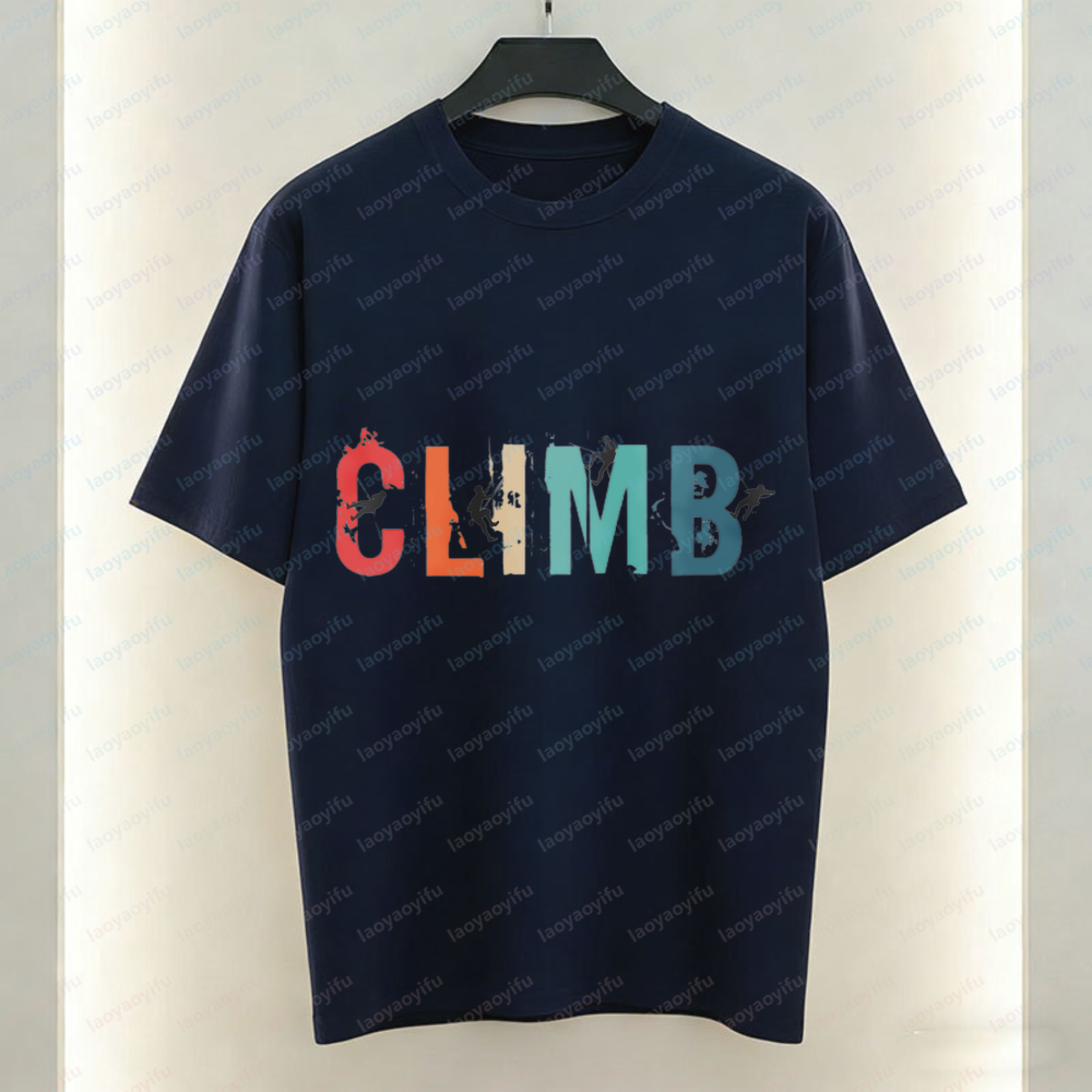 Climb Grafik-Baumwoll-T-Shirts – Outdoor Adventure Clothing Bewertung und Preis