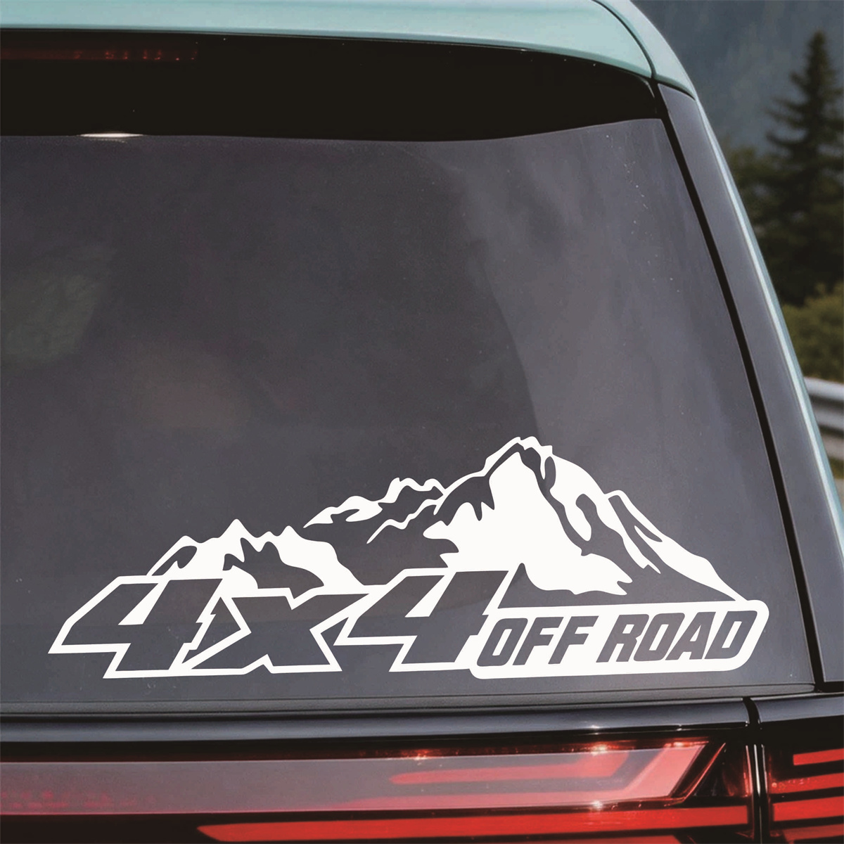 4X4 Offroad-Berg-Vinyl-Aufkleb – Outdoor Adventure Jeep Bewertung und Preis