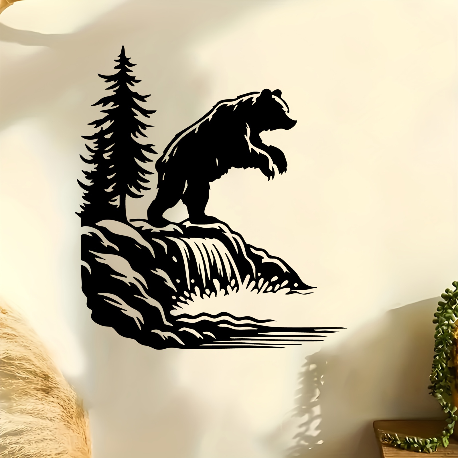 Bär & Wasserfall Metall-Wandku – Outdoor Adventure Gifts Bewertung und Preis